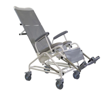 160kg SWL Paediatric Reclining Tilt in Space Shower/Commode Chair