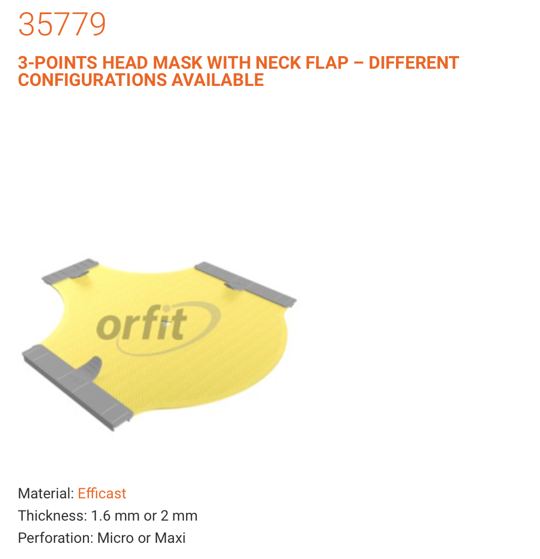 Brain / Head and Neck Masks