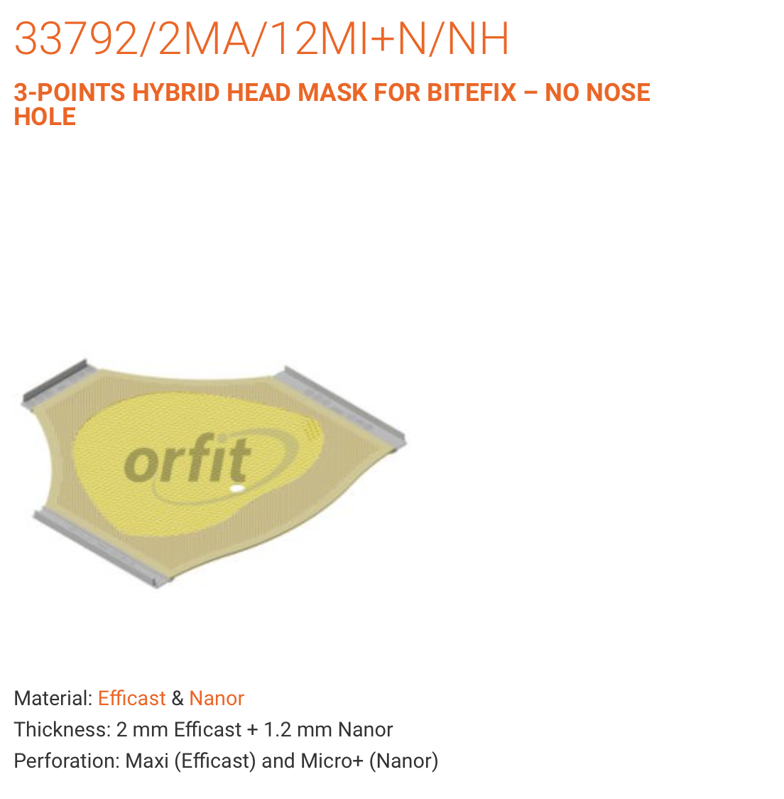 Brain / Head and Neck Masks