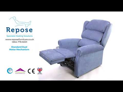 Multi Bari bariatric electric rise & recline chair (in black upholstery)