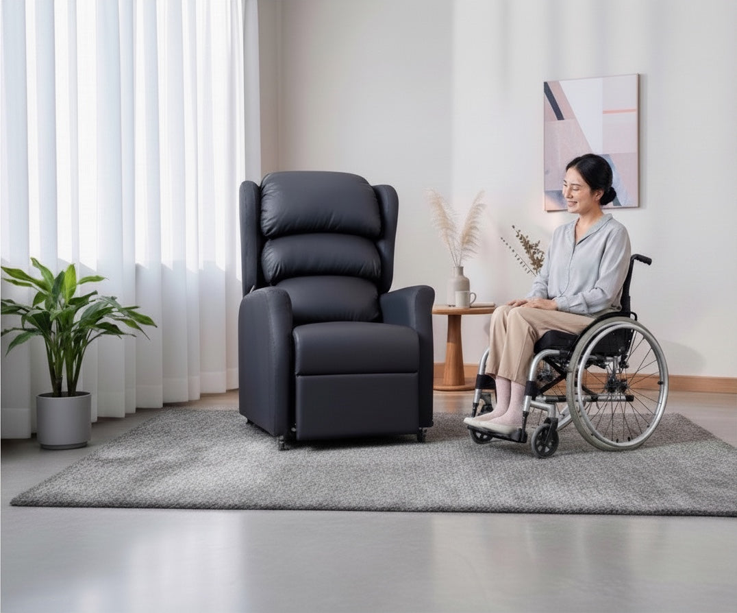 Multi C-Air 158kg (M/L) 127kg (S) SWL: Tilt in space, Rise & Recline Chair