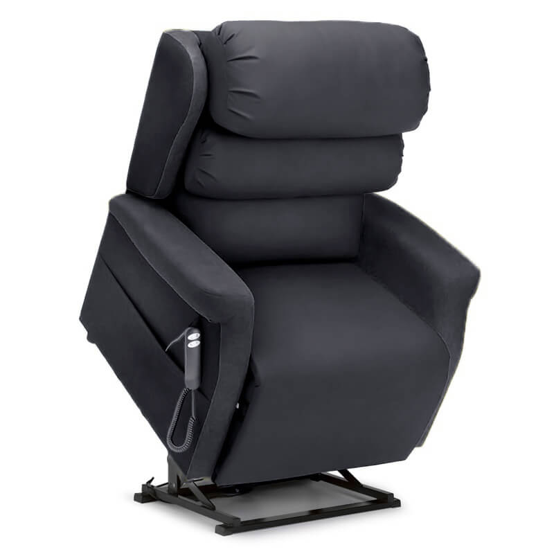 Multi Bari bariatric electric rise & recline chair (in black upholstery)