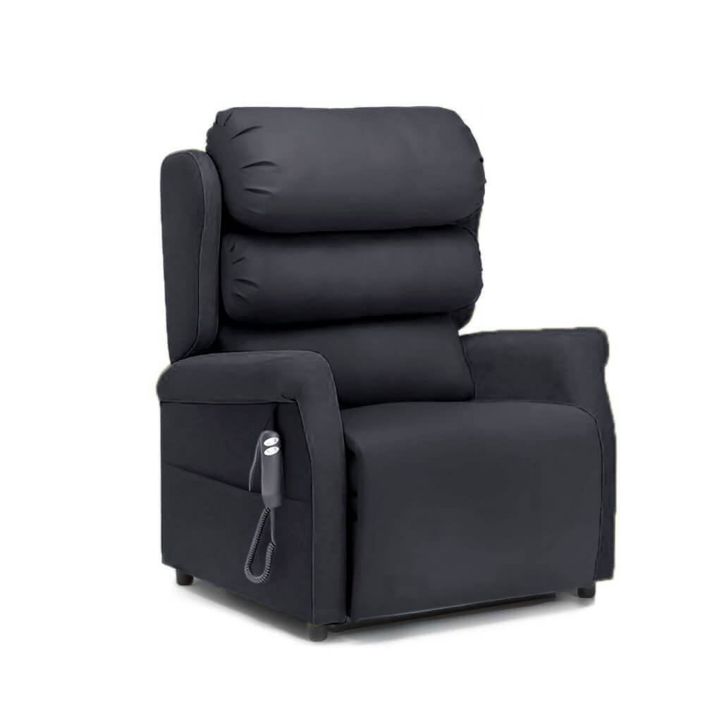 Multi Bari bariatric electric rise & recline chair (in black upholstery)